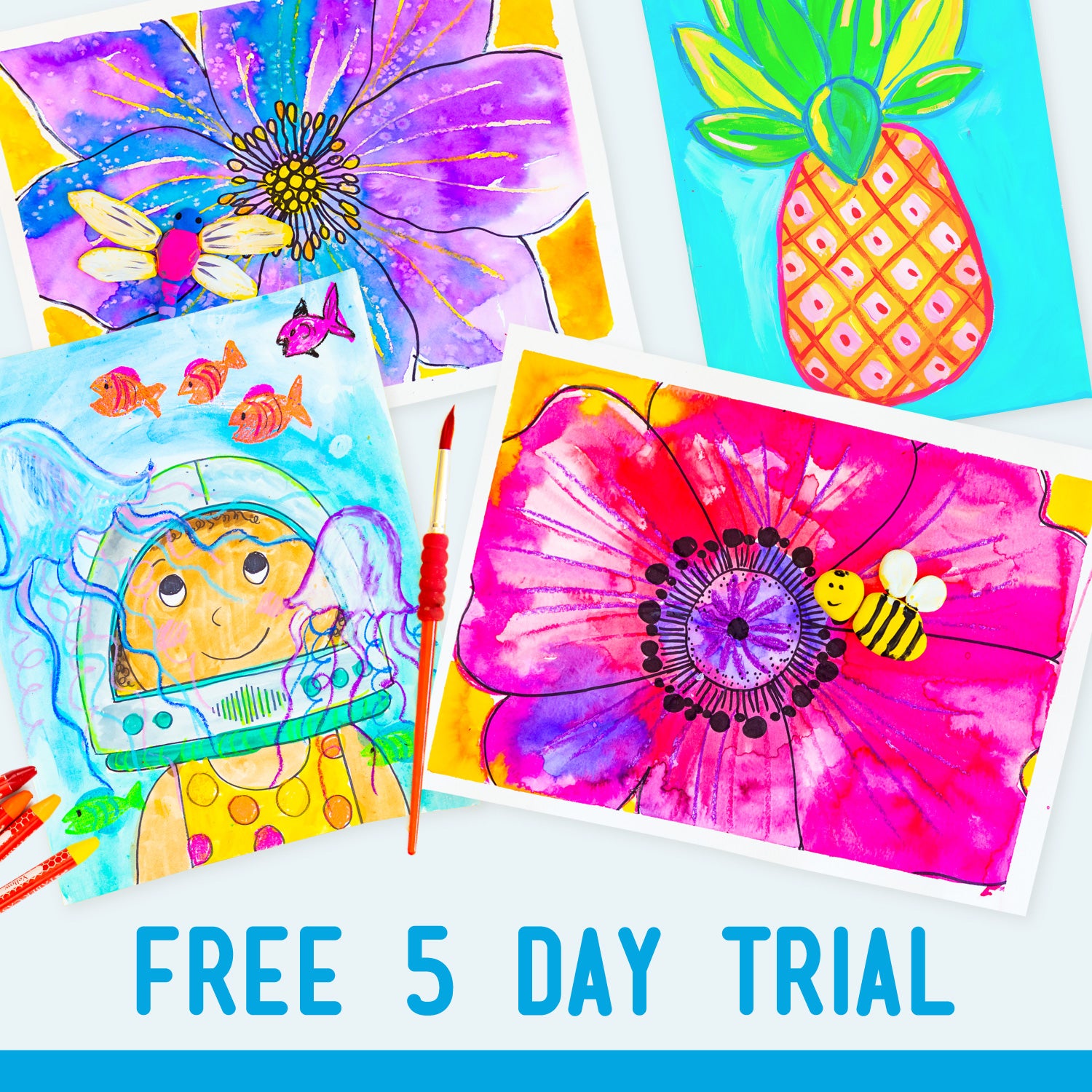 Free Trial - Primerry Art Club For Kids